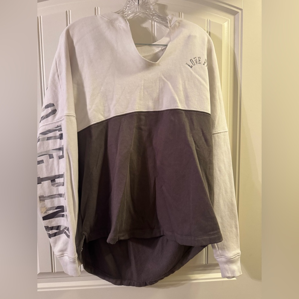 Two-Tone Love Pink Sweatshirt